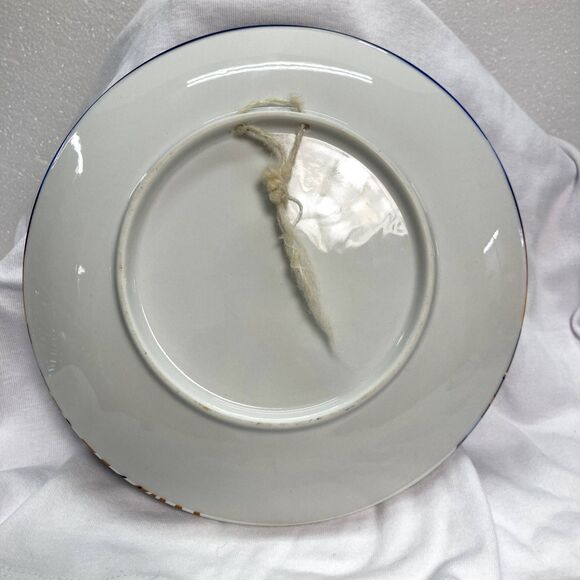 Barbara Furstenhofer Porcelain Plate Winter Night Scene Signed Art Collectible - Picture 6 of 7